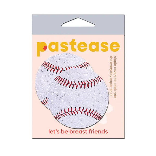 Pastease Premium Baseball Sparkly - White O/S