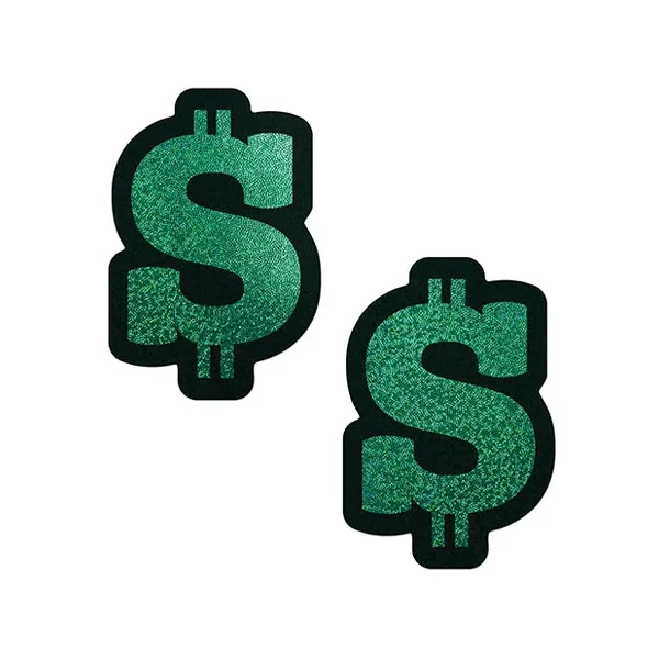 Pastease Premium Glitter Dollar Sign – Green O/S