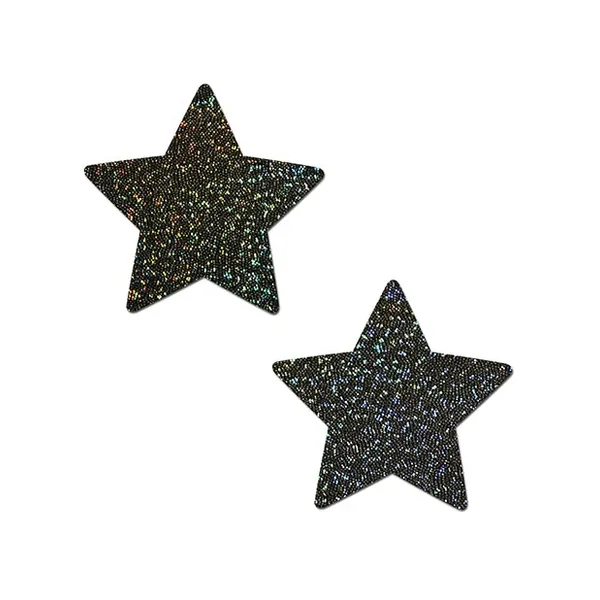 Pastease Premium Glitter Star – Black O/S
