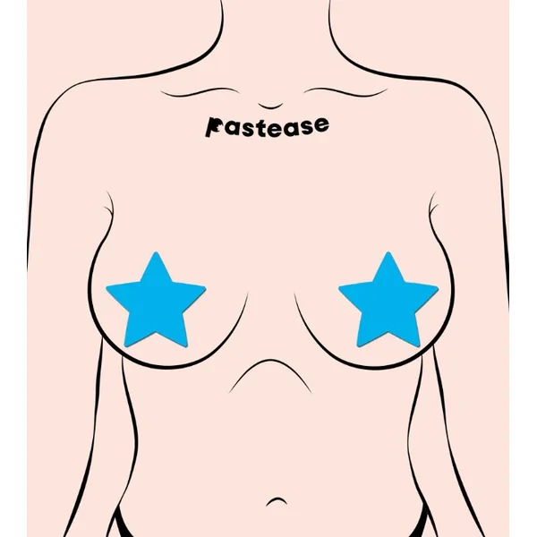 PASTEASE STAR GLOW IN THE DARK NEON TURQUOISE