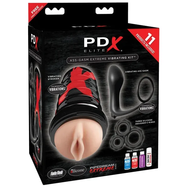 PDX Elite Ass Gasm Vibrating Kit