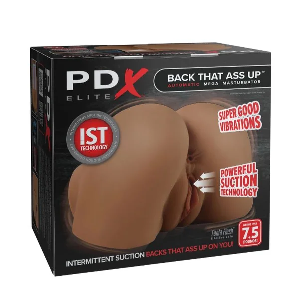 PDX ELITE BACK THAT ASS UP AUTOMATIC MEGA MASTURBATOR BROWN