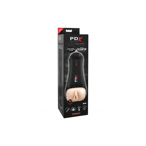 PDX ELITE TALK BACK SUPER STROKER