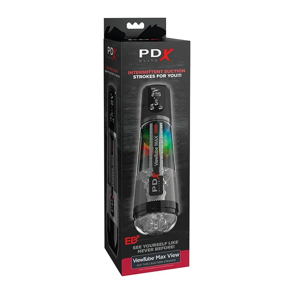 PDX Elite ViewTube Max View Pump Masturbator by Pipedreams Products®