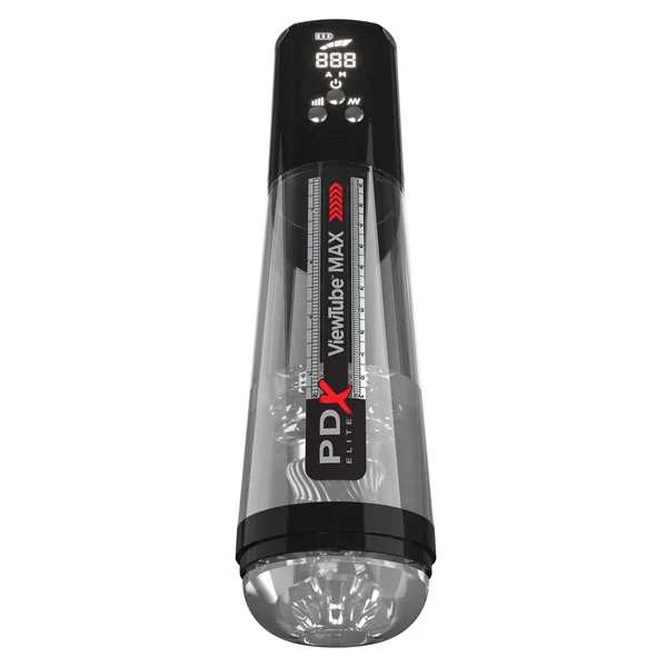 PDX Elite ViewTube Max View See-Through Suction Stroker