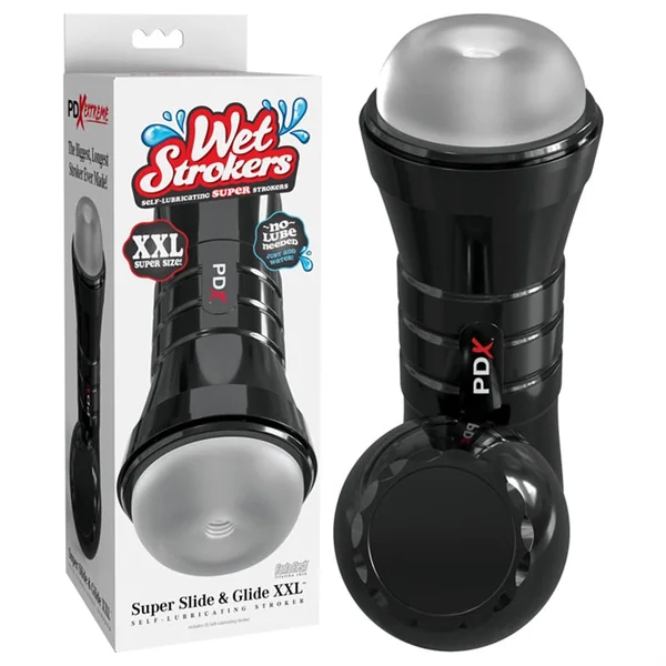 PDX Extreme Wet Strokers Slide & Glide XXL Masturbator by Pipedream Products®