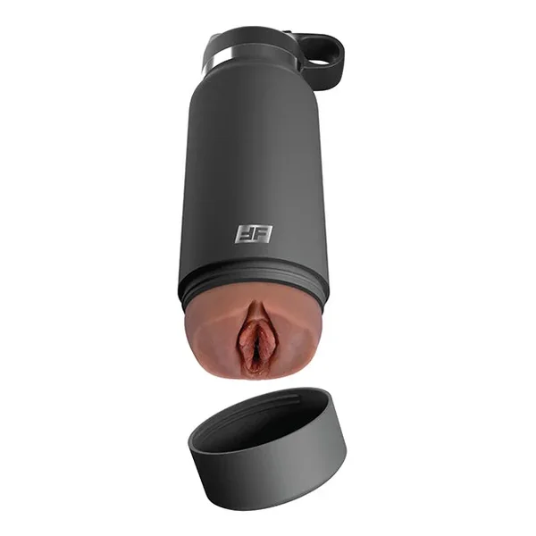 PDX Plus Fuck Flask Secret Delight Stroker – Brown/Grey
