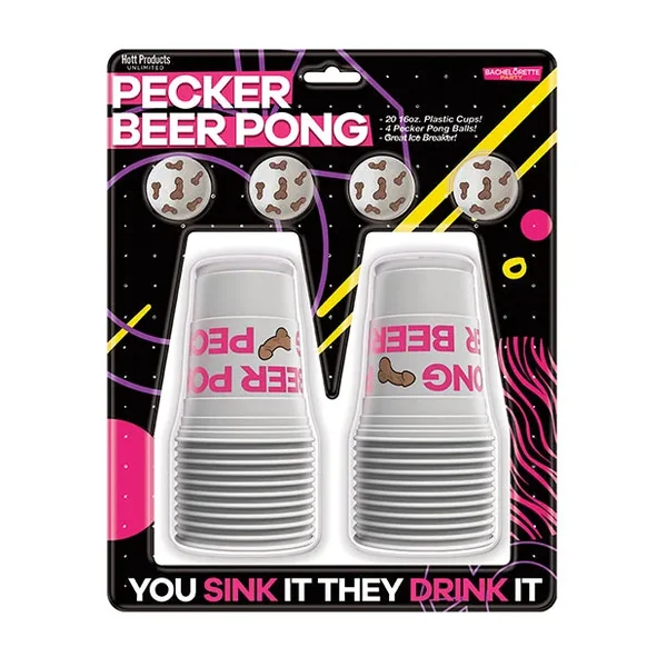 Pecker Beer Pong Balls – 4 pk