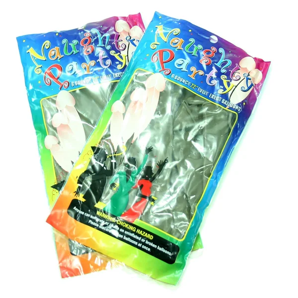 PENIS BALLOON BROWN 8PC BAG