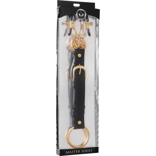 Penitentiary Nipple Clamps And Penis Ring Master Series