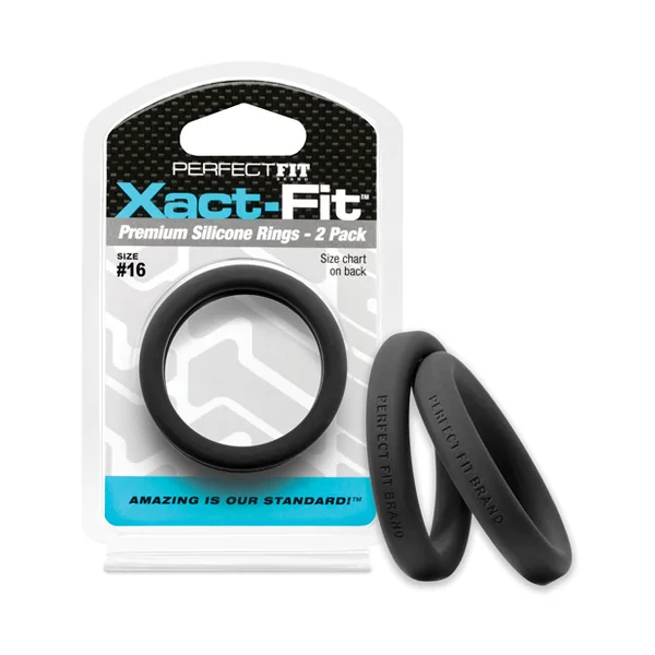 PERFECT FIT XACT-FIT #16 2 PK BLACK