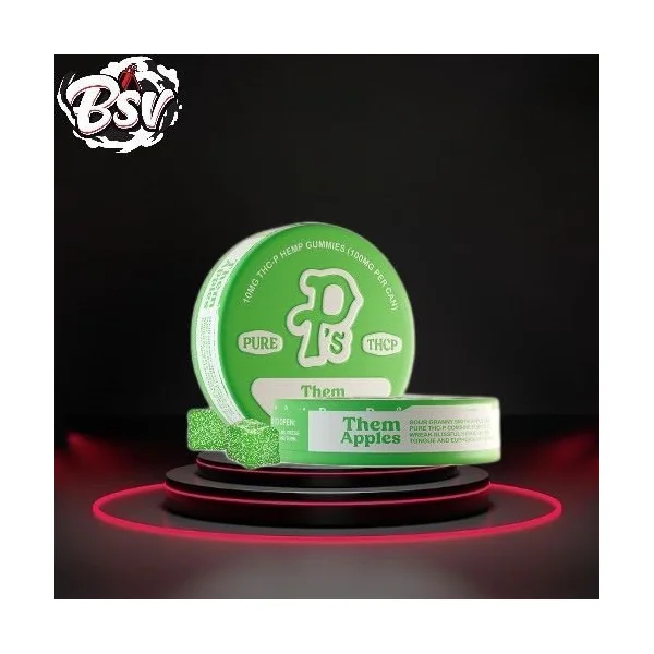 Perfectly Pure P’s 100mg Can THC-P Gummies Them Apples