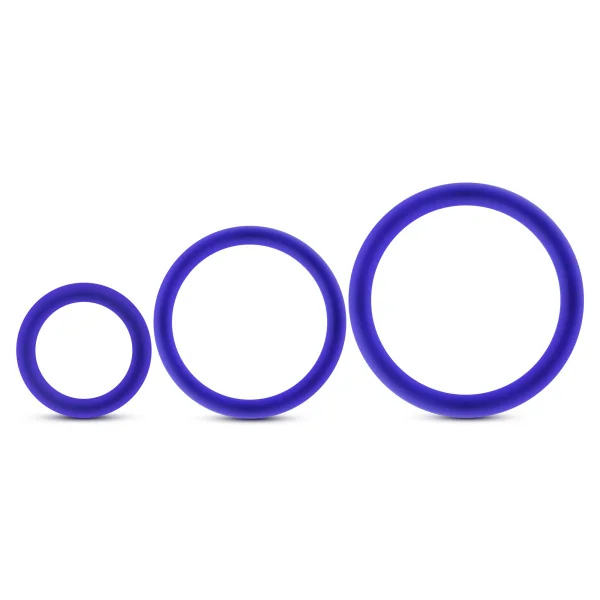 PERFORMANCE VS4 PURE PREMIUM SILICONE COCKRING SET INDIGO