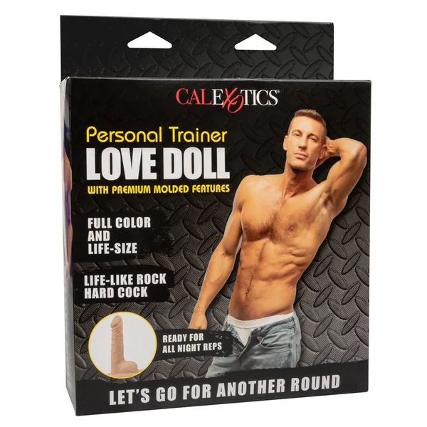 Personal Trainer Inflatable Male Love Doll With Dildo