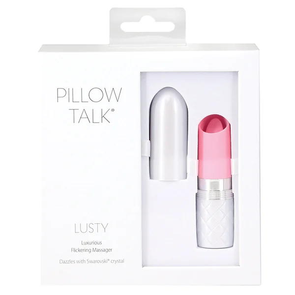 Pillow Talk Lusty Flickering Massager - Pink