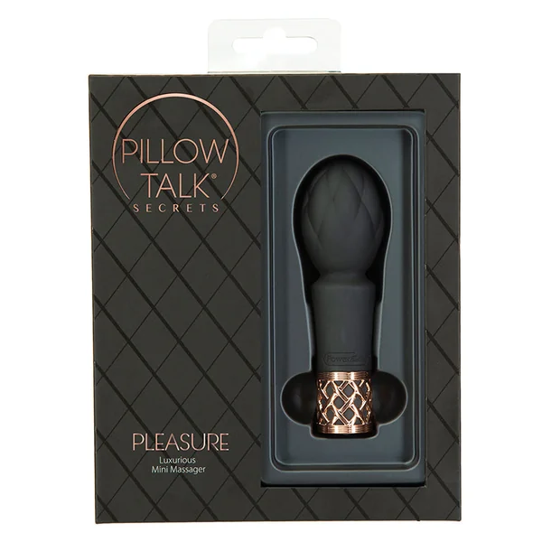 Pillow Talk Secrets - Pleasure - Clitoral Vibrator Wand - Black