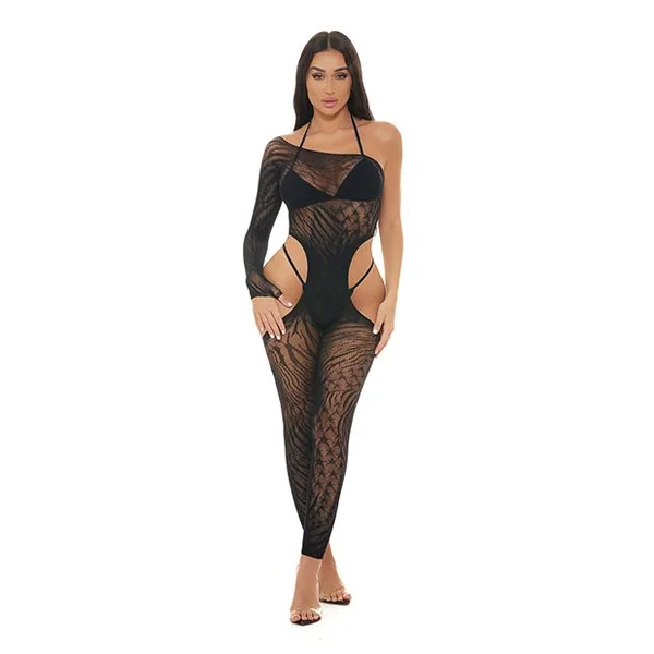 Pink Lipstick Star Sign Bodystocking