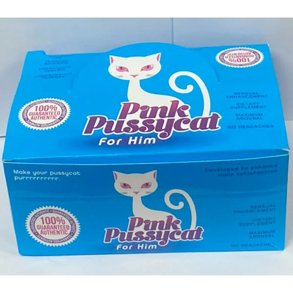 Pink Pussycat for Him Liquid Shot 12ct Display