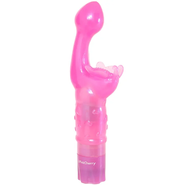 PinkCherry Butterfly Kiss Vibrator in Pink