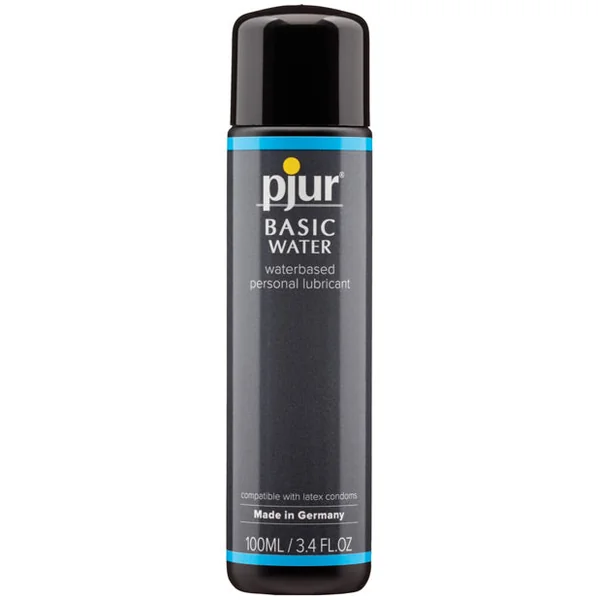 Pjur Basic Water Based Lubricant - 100 Ml Bottle - Silicone Toy Safe