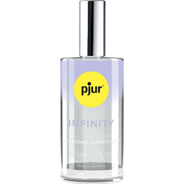 Pjur Infinity Silicone Based Personal Lubricant 1.7 oz / 50 ml Glass Bottle