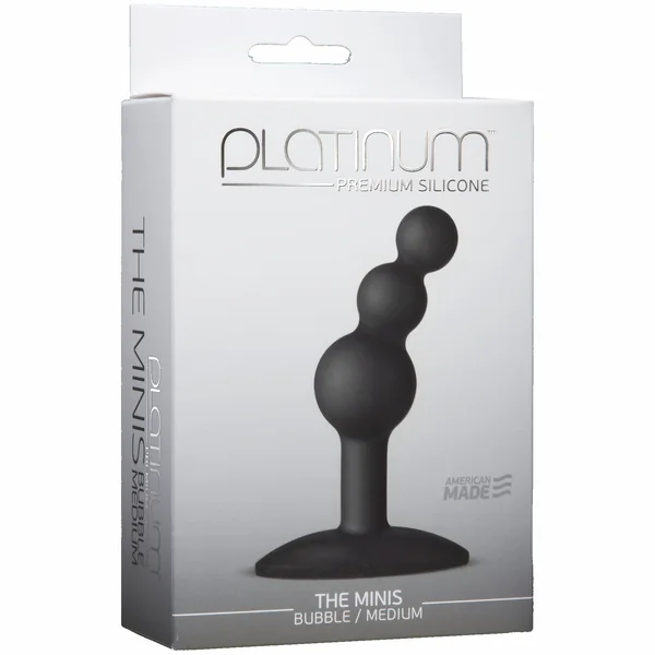 PLATINUM MINIS BUBBLE MEDIUM BLACK