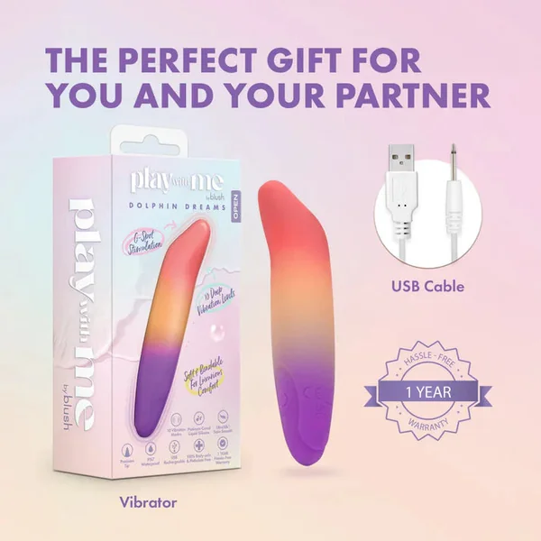 Play With Me Dolphin Dreams Vibrating Bullet by Blush