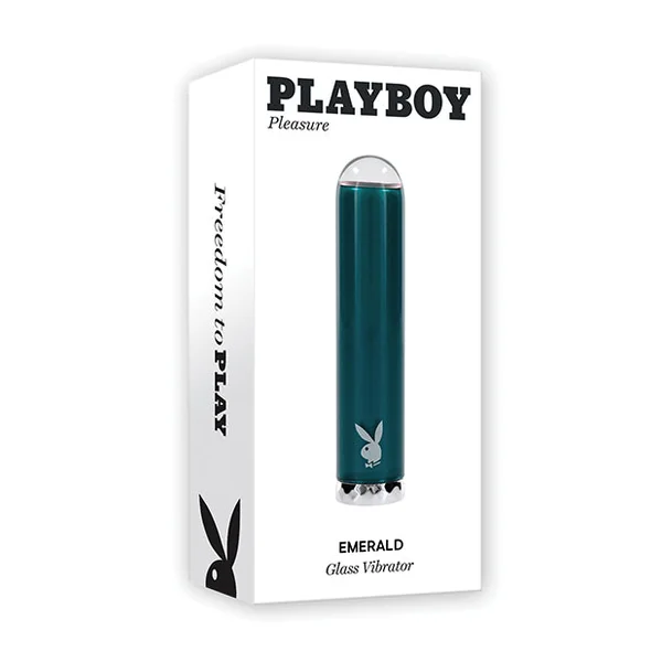 Playboy Pleasure Emerald Bullet Vibrator - Deep Teal