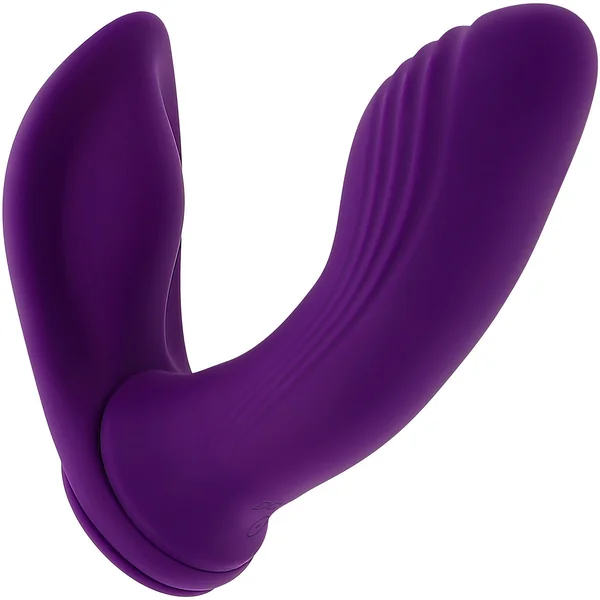Playboy Pleasure Mix & Match Silicone Dual Stimulation Vibrator With Removable Cock Ring