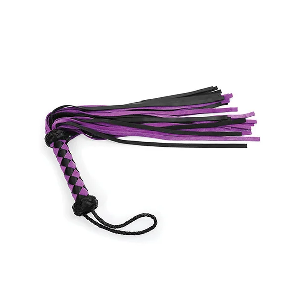 Plesur 22" Leather Flogger - Purple