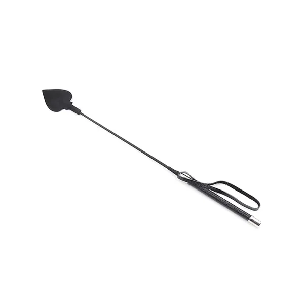 Plesur 22" Spade Silicone Crop - Black