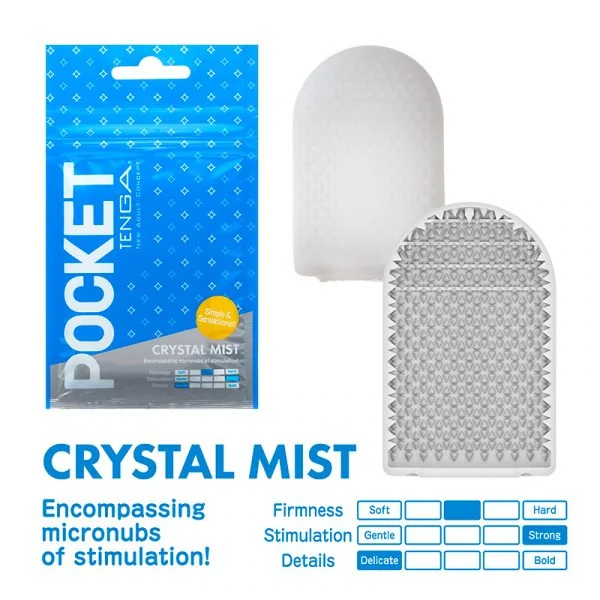 Pocket Crystal Mist Disposable Masturbator by Tenga