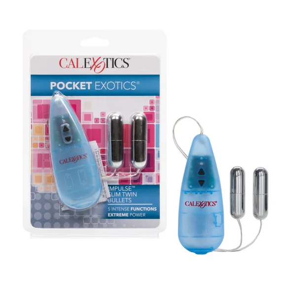 POCKET EXOTIC IMPULSE POCKET PACK SLIM TWIN BULLETS