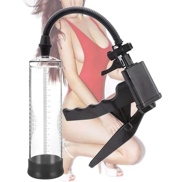 Portable Gun Grip Handheld Penis Pump