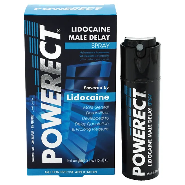 Powerect Lidocaine Male Delay Spray - 0.5oz