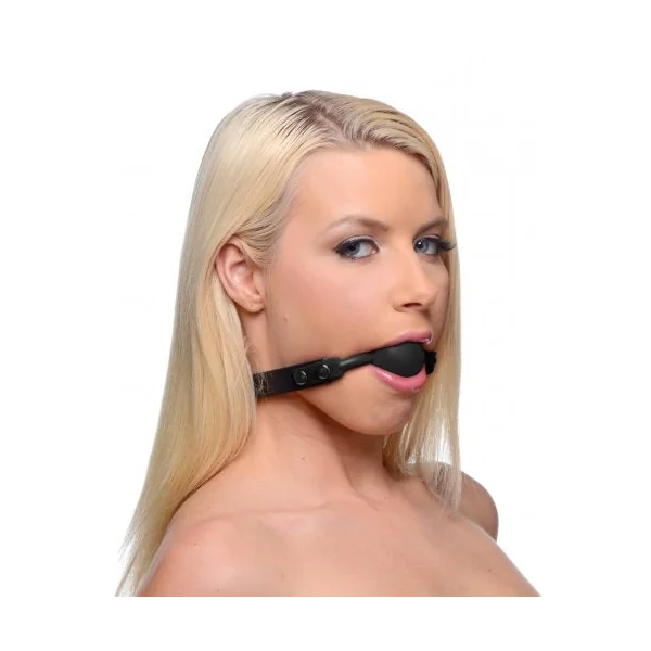 Premium Hush Ball Silicone Comfort Forming Locking Ball Gag
