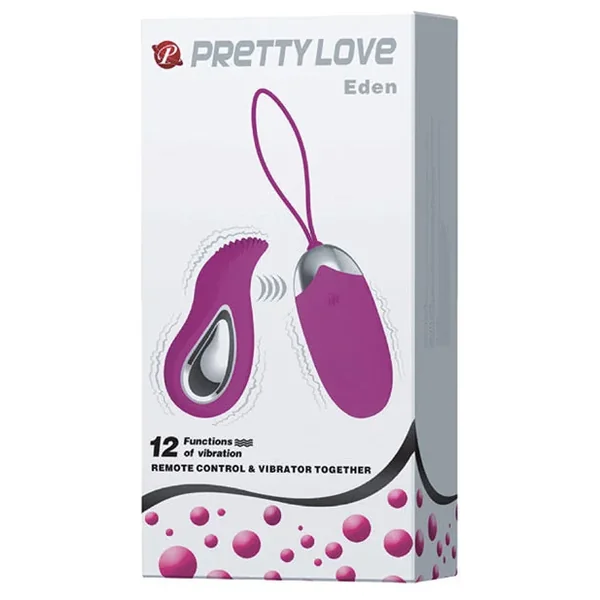 Pretty Love Eden Remote Control Bullet – Fuchsia