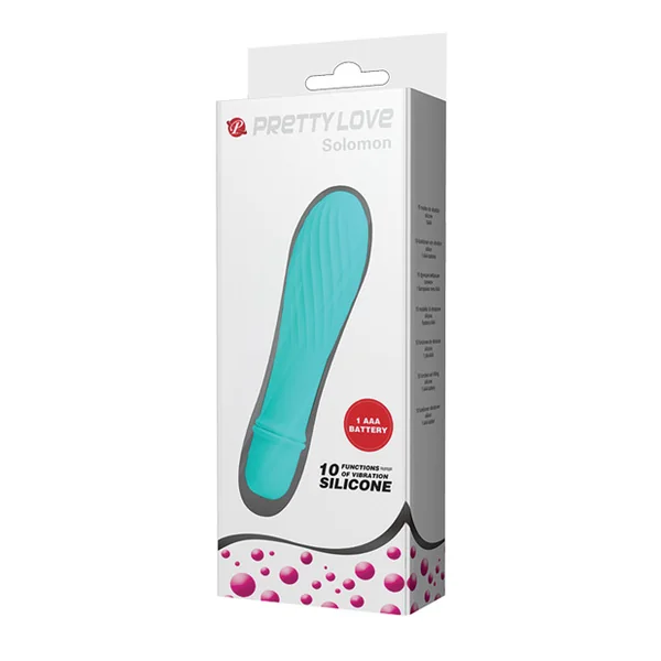PRETTY LOVE SOLOMON 10 FUNCTION VIBRATOR TEAL