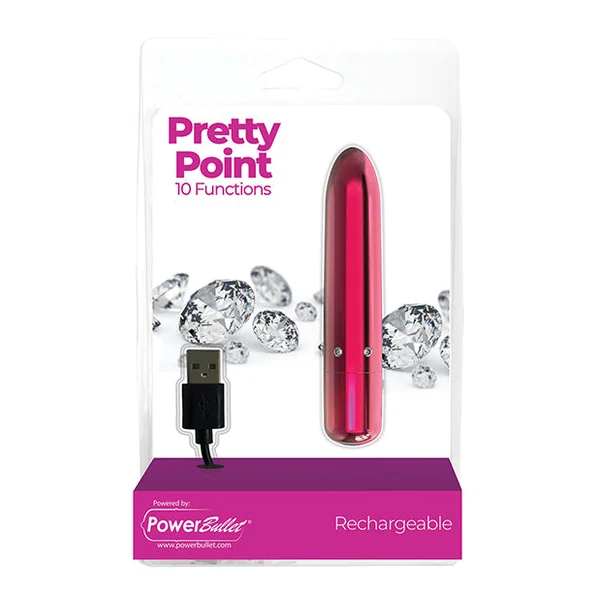 Pretty Point Rechargeable Bullet - 10 Functions