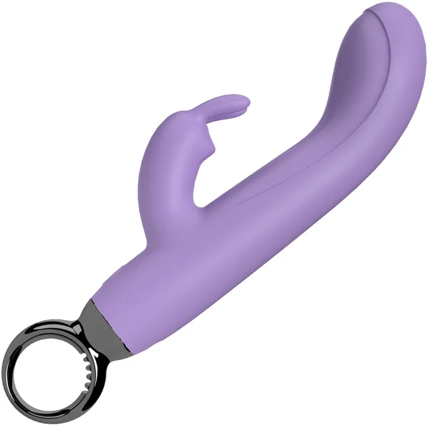PrimO Rabbit Rechargeable Silicone Dual Stimulation Vibrator By Screaming O - Lilac