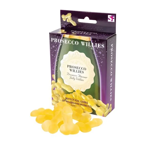PROSECCO WILLIES PENIS SHAPED GUMMIES CHAMPAGNE FLAVOR