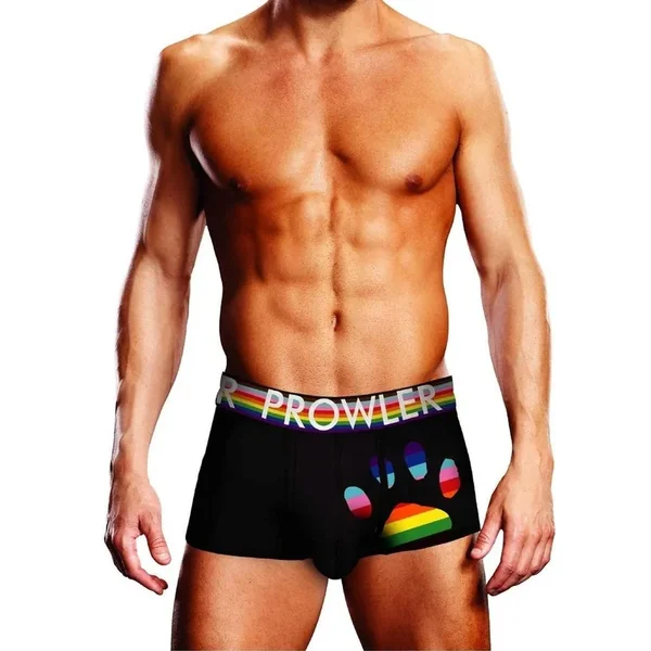 Prowler Black Oversized Paw Trunk – XLarge – Black/Rainbow