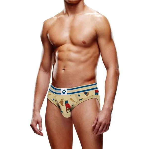 Prowler Lumberbear Brief – XXL – Brown/Blue
