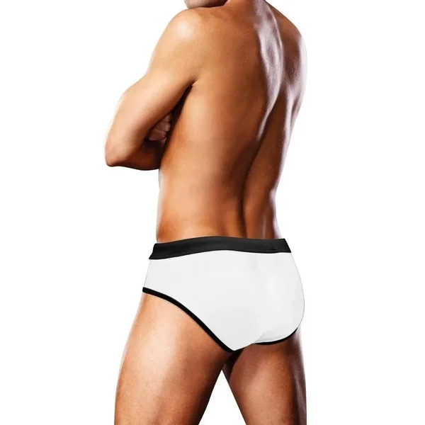 Prowler Oversized Paw Swimming Brief – XL – White/Rainbow