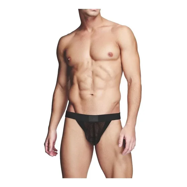 Prowler Red Fishnet Ass-Less Jock – Small – Black