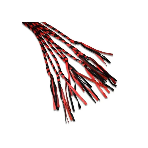 Prowler RED Long Handle Flogger – Red/Black