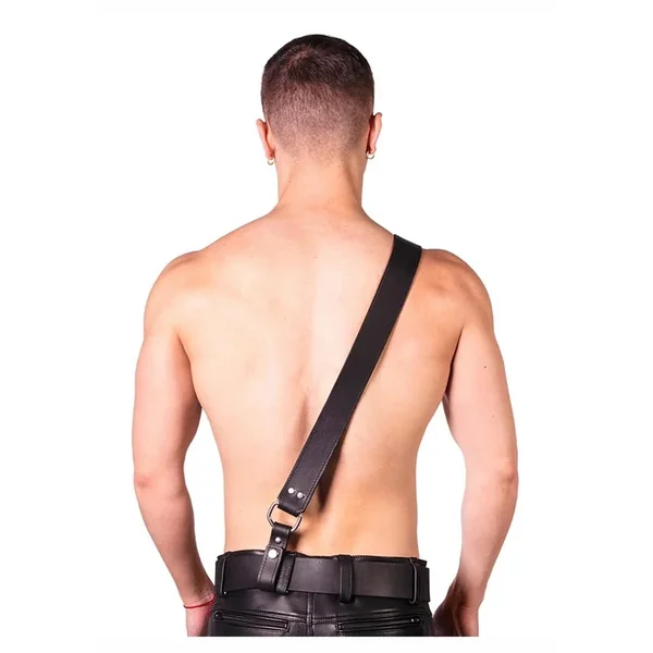 Prowler Red Sam Browne Belt Blk Md