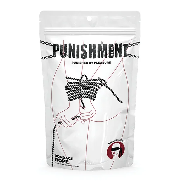 Punishment Bondage Rope - Black