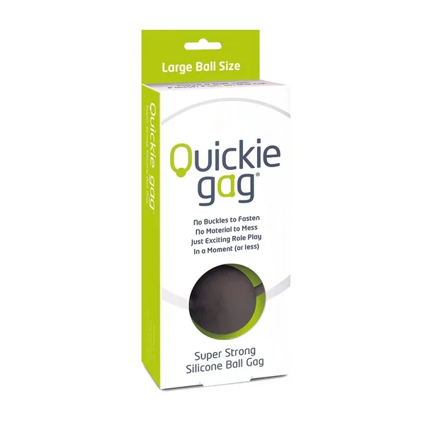 Quickie Ball Gag Large – Black