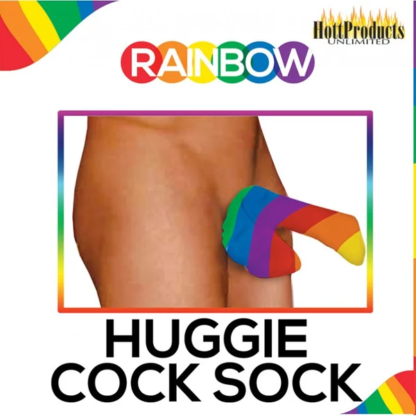 RAINBOW HUGGIE MEN’S COCK SOCK